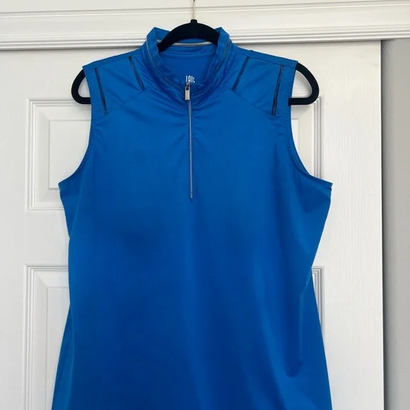 Tail Blue Polo Tank Top with Sleeveless Design - Picture 1 of 9